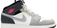 Air Jordan 1 Mid ‘White Grey Hyper Pink’ 555112-117