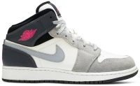 Air Jordan 1 Mid ‘White Grey Hyper Pink’ 555112-117