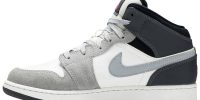 Air Jordan 1 Mid ‘White Grey Hyper Pink’ 555112-117