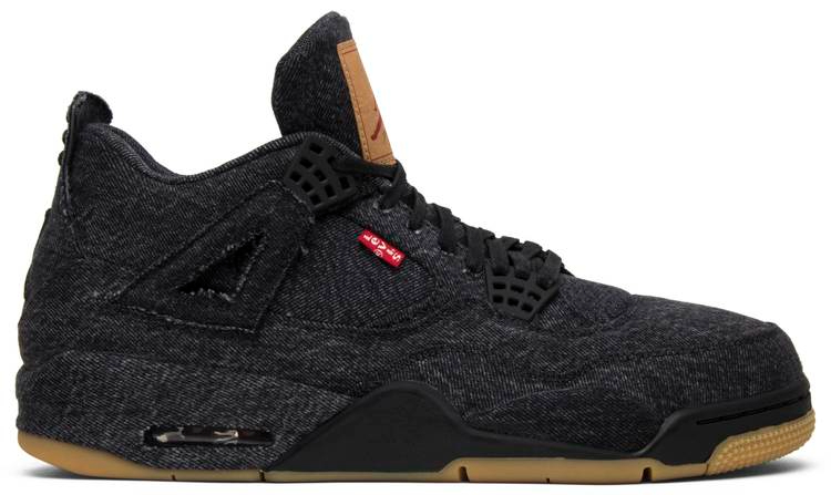 Levi’s x Air Jordan 4 Retro ‘Black Denim’ AO2571-001