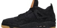 Levi’s x Air Jordan 4 Retro ‘Black Denim’ AO2571-001