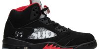 Supreme x Air Jordan 5 Retro ‘Black’ 824371-001