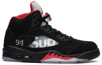 Supreme x Air Jordan 5 Retro ‘Black’ 824371-001