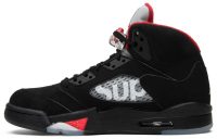 Supreme x Air Jordan 5 Retro ‘Black’ 824371-001