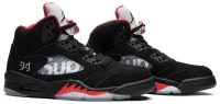 Supreme x Air Jordan 5 Retro ‘Black’ 824371-001