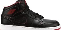 Air Jordan 1 Retro Mid GS ‘Black Gym Red’ 554725-028