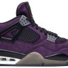 Travis Scott x Air Jordan 4 Retro ‘Purple Suede – White Midsole’ AJ4-766302