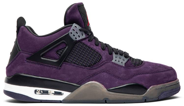 Travis Scott x Air Jordan 4 Retro ‘Purple Suede – White Midsole’ AJ4-766302