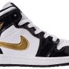 Air Jordan 1 Mid Patent PS ‘Black Gold’ BQ6932-007