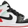 Air Jordan 1 Mid SE PS ‘Red Black Toe’ BQ6932-100