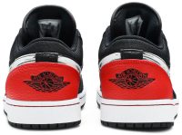 Air Jordan 1 Low ‘Brushstroke Swoosh – Black Red’ DA4659-001