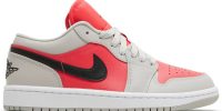 Air Jordan 1 Low ‘Light Iron Ore Siren Red’ DC0774-060