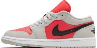 Air Jordan 1 Low ‘Light Iron Ore Siren Red’ DC0774-060