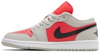 Air Jordan 1 Low ‘Light Iron Ore Siren Red’ DC0774-060