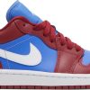 Wmns Air Jordan 1 Low ‘Deep Red Blue’ DC0774-604