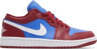 Wmns Air Jordan 1 Low ‘Deep Red Blue’ DC0774-604