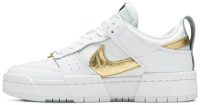 Wmns Dunk Low Disrupt 'White Metallic Gold' DD9676-100