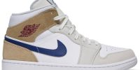 Air Jordan 1 Mid ‘White Khaki Blue Void’ DO6726-100