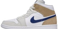 Air Jordan 1 Mid ‘White Khaki Blue Void’ DO6726-100