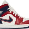 Wmns Air Jordan 1 Mid SE ‘USA’ 2022 DQ7648-600